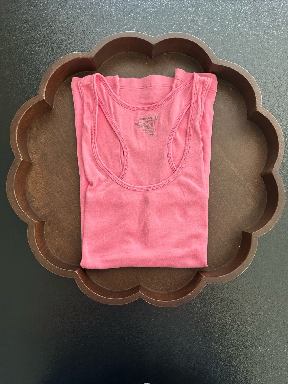 Women’s Old Navy Pink Racerback Tank Top Size M